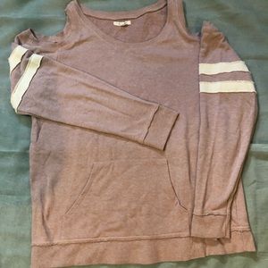 Maurices cold shoulder sweatshirt - Size L